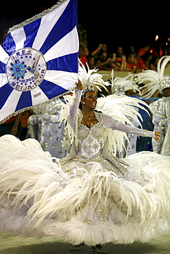 Carnival parade at the Sambodrome, Rio de Janeiro, Brazil, South America