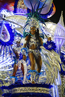 Carnival parade at the Sambodrome, Rio de Janeiro, Brazil, South America