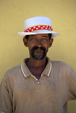 Portrait of an elderly man, Cape Town, South Africa, Africa