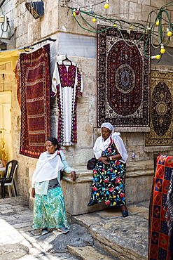 Ethiopian women in the Old City, Jerusalem, Israel, Middle East