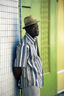 Portrait of a local man, Scarborough, Tobago, West Indies, Caribbean, Central America