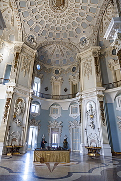 The Borromeo's Palace on Isola Bella, Borromean Islands, Lake Maggiore, Piedmont, Italy, Europe