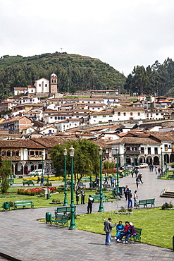 Plaza de Armas, Cuzco, UNESCO World Heritage Site, Peru, South America 