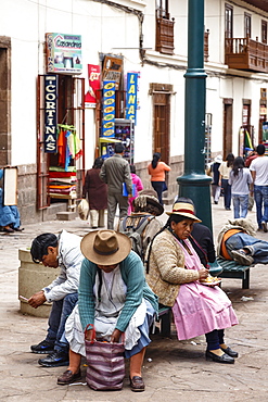 Street scene, Cuzco, Peru, South America