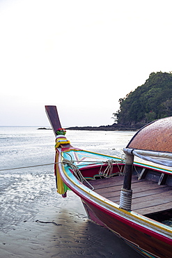 Longtail boat on Ko (Koh) Lanta, Thailand, Southeast Asia, Asia