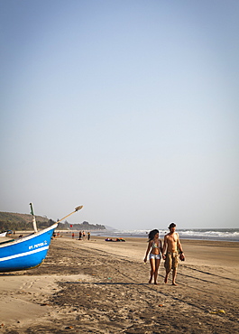 Mandrem Beach, Goa, India, Asia