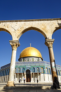 Dome of the Rock Mosque, Temple Mount, UNESCO World Heritage Site, Jerusalem, Israel, Middle East