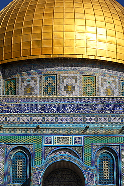 Dome of the Rock Mosque, Temple Mount, UNESCO World Heritage Site, Jerusalem, Israel, Middle East