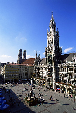 City Hall on Marienplatz, Munich, Bavaria, Germany, Europe