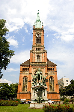 Johannes Church, Dusseldorf, North Rhine Westphalia, Germany, Europe