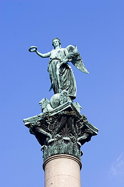 King Wilhelm Jubilee column at Schlossplatz, Stuttgart, Baden Wurttemberg, Germany, Europe 