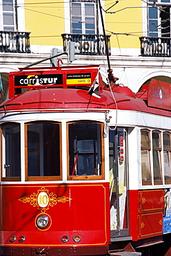 Electrico (electric tram), Lisbon, Portugal, Europe