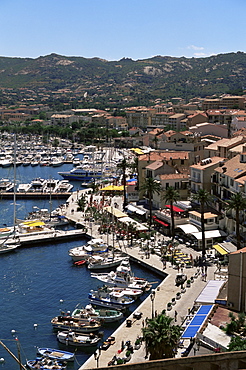 Waterfront, Calvi, Corsica, France, Mediterranean, Europe