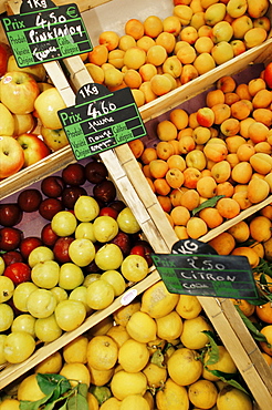 Fruit in the market, Ajaccio, Corsica, France, Europe