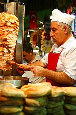 Kebab shop, Istanbul, Turkey, Europe