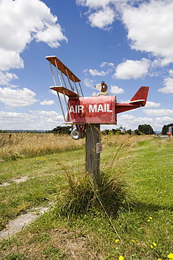 Roadside mailbox, New Zealand, Pacific