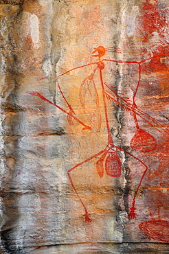 Aboriginal rock art, Ubirr, Kakadu National Par, UNESCO World Heritage Site, Northern Territory, Australia, Pacific