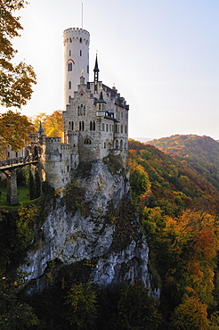 Castle Liechtenstein, Schwaebische Alb, Baden-Wurttemberg, Germany, Europe 