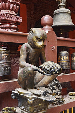 Detail, The Golden Temple, Patan, UNESCO World Heritage Site, Bagmati, Central Region (Madhyamanchal), Nepal, Asia