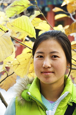 Portrait of a young Chinese woman, Beijing, China, Asia