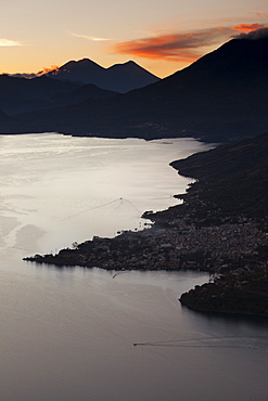 Landscape, San Pedro, Lago Atitlan, Guatemala, Central America