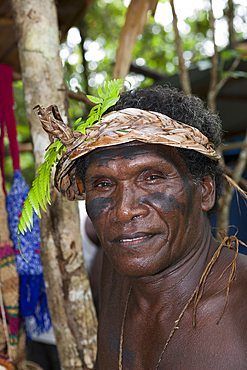 Man of Telina Island, Marovo Lagoon, Solomon Islands