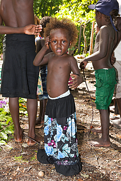 Children of Telina Island, Marovo Lagoon, Solomon Islands