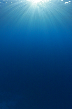 Sunbeams in Ocean, Mary Island, Solomon Islands