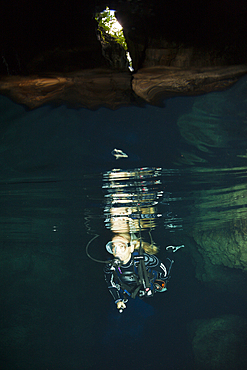 Scuba Diving in Bat Caves, Russell Islands, Solomon Islands