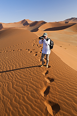 Dunes in Sossusvlei Area, Namib Naukluft Park, Namibia