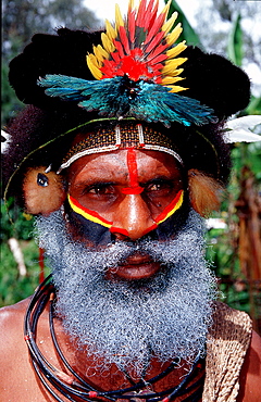 Huli wigman, Papua New Guinea, Tari, Huli, Highlands