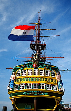 Sailing-ship Amsterdam, Amsterdam, The Netherlands (Holland), Europe