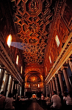 Curch Santa Maria in Trastevere, Italy, Rome