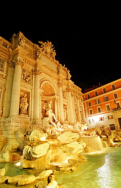 Trevi Fountain, Fontana di Trevi, Italy, Rome, Piazza di Trevi