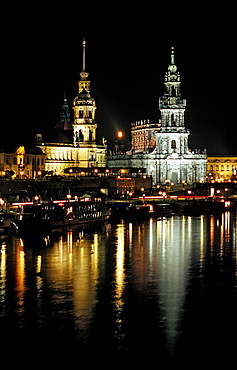 Dresden by Night, Germany, Dresden, Sachsen