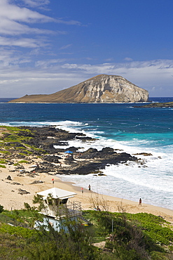 Makapuu Beach and Manana Bird Sanctuaries, Oahu, Pacific Ocean, Hawaii, USA