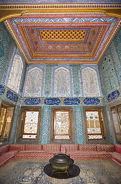 Rooms of Crown Prince at Harem of Topkapi Palace, Istanbul, Turkey