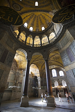 Interior View of Hagia Sophia, Istanbul, Turkey