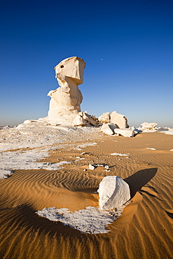 Landscape in White Desert National Park, Libyan Desert, Egypt