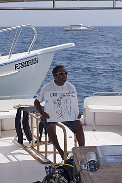 Briefing on Diving Boat, North Male Atoll, Maldives