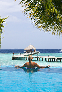 Pool of Eriyadu Island, North Male Atoll, Maldives