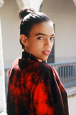 Portrait of a young woman, Havana, Cuba