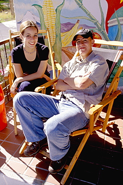 Young student couple, Quito, Ecuador