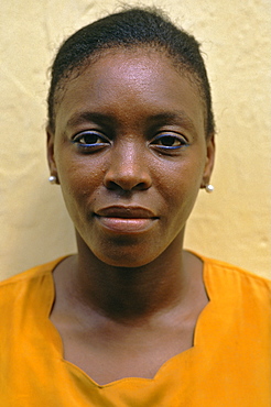 Portrait of a Cuban woman in Havana
