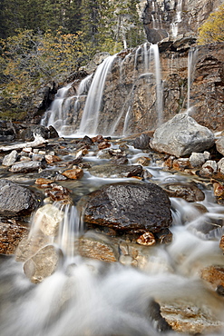 Tangle Falls, Jasper National Park, UNESCO World Heritage Site, Alberta, Canada, North America