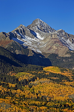 Wilson Peak in the fall, San Juan National Forest, Colorado, USA