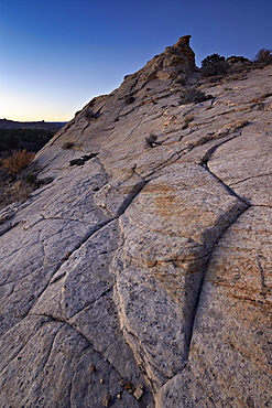 Sandstone hill at dawn, Grand Staircase-Escalante National Monument, Utah, United States of America, North America 