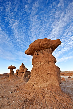 Goblins, toadstools, or hoodoos, Goblin Valley State Park, Utah, United States of America, North America