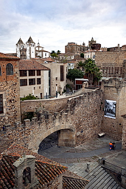 Arco de la Estrella, Caceres, UNESCO World Heritage Site, Extremadura, Spain, Europe 