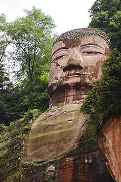 Leshan Giant Buddha, UNESCO World Heritage Site, Leshan, Sichuan Province, China, Asia